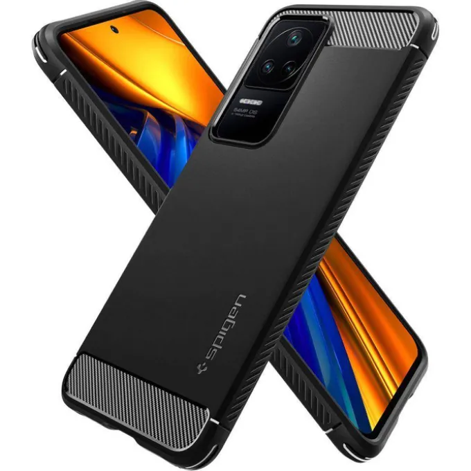 Etui Spigen Rugged Armor Xiaomi Poco F4 Matte Black