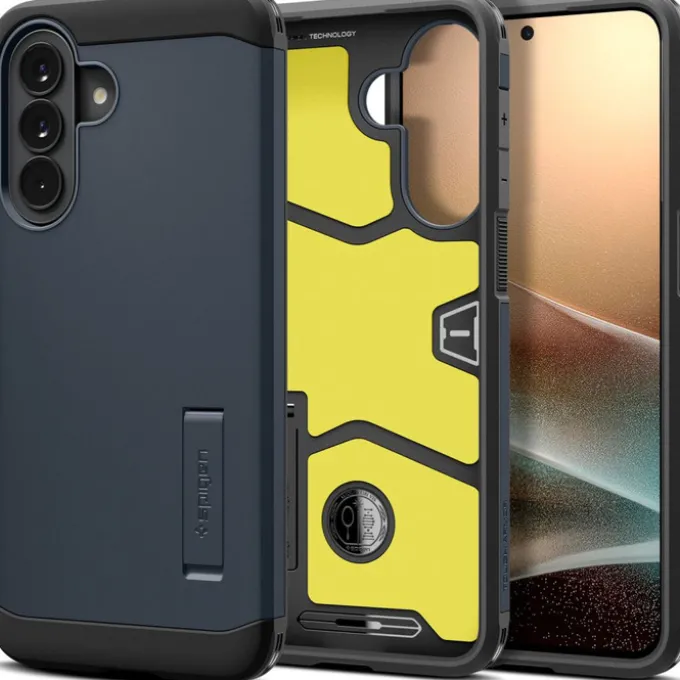 ETUI SPIGEN SAMSUNG GALAXY A57 5G TOUGH ARMOR METAL SLATE