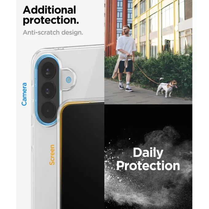 ETUI SPIGEN SAMSUNG GALAXY A57 5G LIQUID CRYSTAL CRYSTAL CLEAR