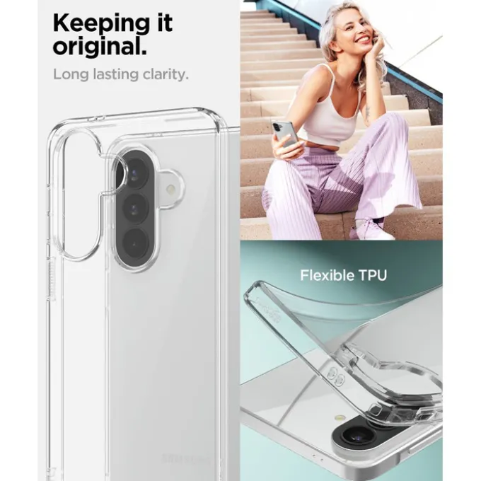 ETUI SPIGEN SAMSUNG GALAXY A57 5G LIQUID CRYSTAL CRYSTAL CLEAR