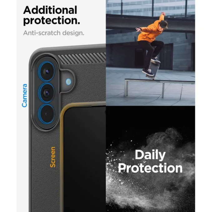 ETUI SPIGEN SAMSUNG GALAXY A57 5G RUGGED ARMOR MATOWE CZARNE