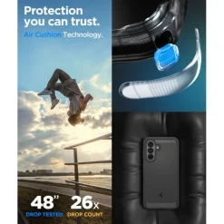 ETUI SPIGEN SAMSUNG GALAXY A37 5G RUGGED ARMOR MATOWE CZARNE