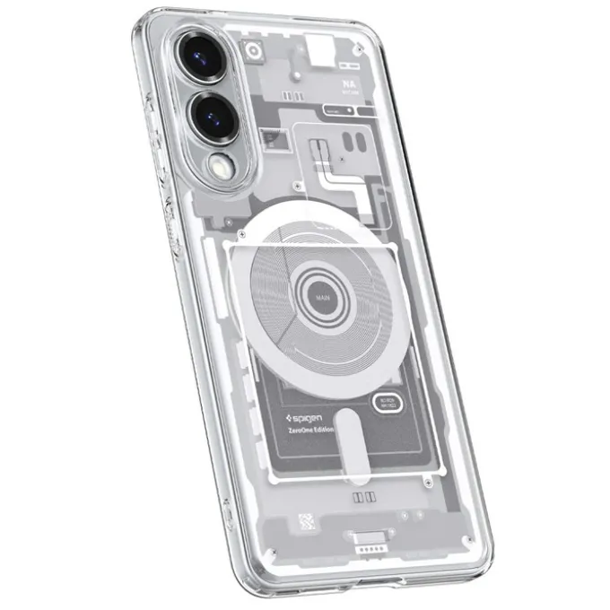 ETUI SPIGEN SAMSUNG GALAXY S25 EDGE ULTRA HYBRID MAG MAGSAFE ZERO ONE WHITE