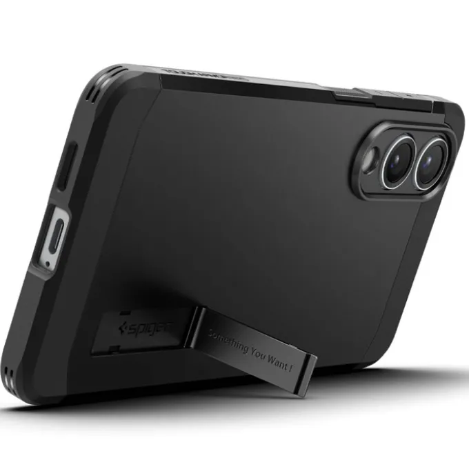 ETUI SPIGEN SAMSUNG GALAXY S25 EDGE TOUGH ARMOR MAGSAFE CZARNE
