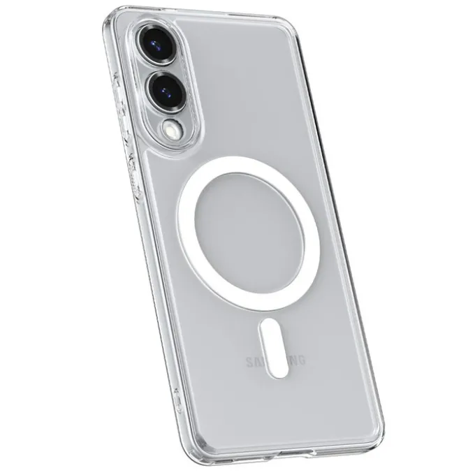 ETUI SPIGEN SAMSUNG GALAXY S25 EDGE ULTRA HYBRID MAG MAGSAFE CLEAR/WHITE
