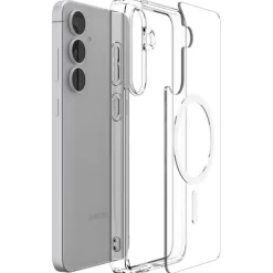 ETUI SPIGEN SAMSUNG GALAXY S25 FE ULTRA HYBRID MAG MAGSAFE CLEAR/WHITE