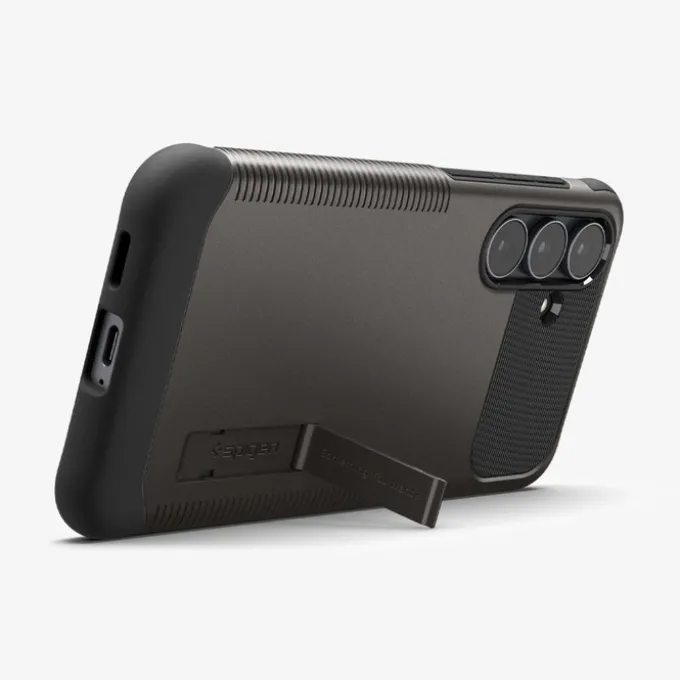 ETUI SPIGEN SAMSUNG GALAXY S25 FE SLIM ARMOR MAG MAGSAFE GUNMETAL
