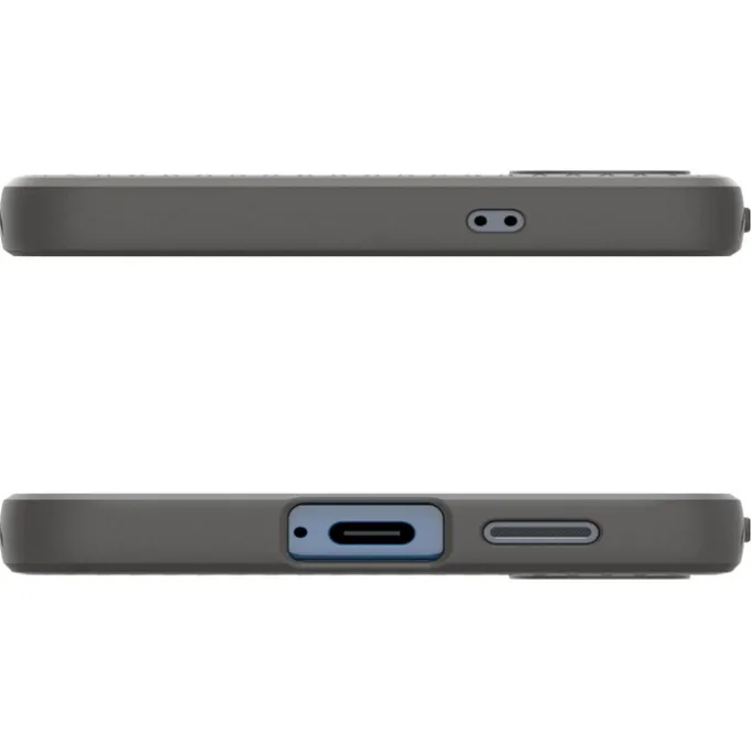 ETUI SPIGEN SAMSUNG GALAXY S25 LIQUID AIR SZARE MARBLE GREY