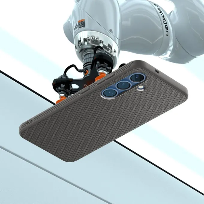 ETUI SPIGEN SAMSUNG GALAXY S25 LIQUID AIR SZARE MARBLE GREY