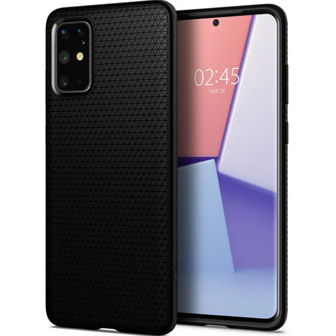 Etui SPIGEN Samsung Galaxy S20 Plus Liquid Air Matte Black Czarne Case