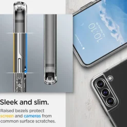 ETUI SPIGEN Samsung Galaxy S22+ Plus Ultra Hybrid Crystal Przezroczyste Clear Case