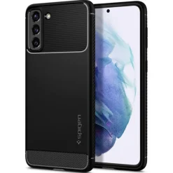Etui SPIGEN Samsung Galaxy S21 Rugged Armor Matte Black Czarne Case