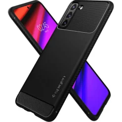 Etui SPIGEN Samsung Galaxy S21 Rugged Armor Matte Black Czarne Case