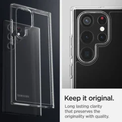 ETUI SPIGEN Samsung Galaxy S22 Ultra Ultra Hybrid Crystal Przezroczyste Clear Case