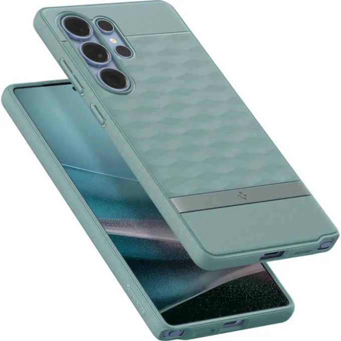 ETUI SPIGEN SAMSUNG GALAXY S25 ULTRA PARALLAX MAG MAGSAFE SAGE GREEN