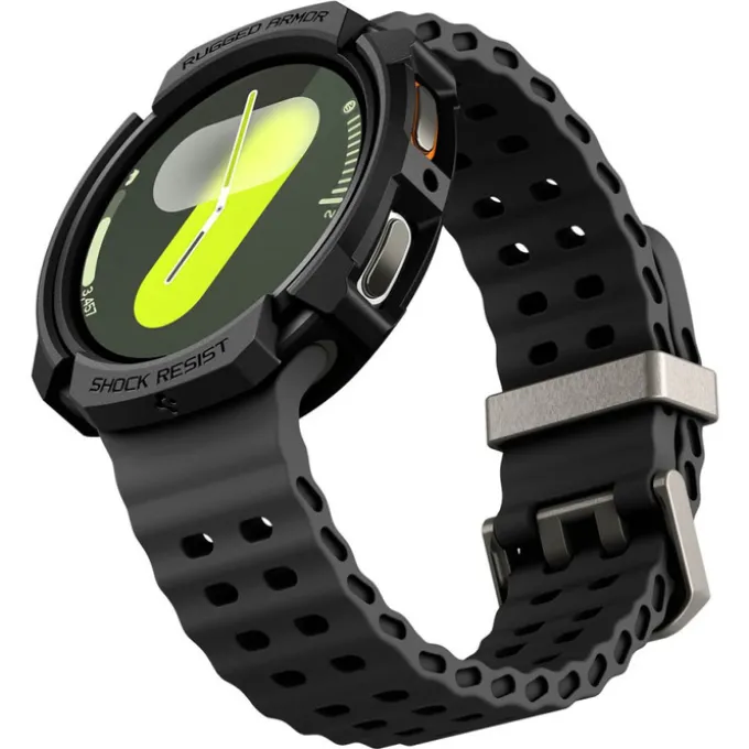 ETUI SPIGEN SAMSUNG GALAXY WATCH 8 40 MM RUGGED ARMOR MATTE CZARNE