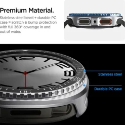 ETUI SPIGEN SAMSUNG GALAXY WATCH 8 (44 MM) BEZEL TUNE PRO DIVER RAMKA BLACK