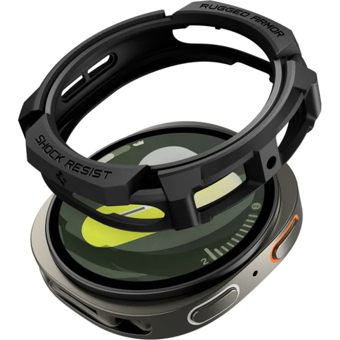 ETUI SPIGEN SAMSUNG GALAXY WATCH 8 44 MM RUGGED ARMOR MATTE CZARNE