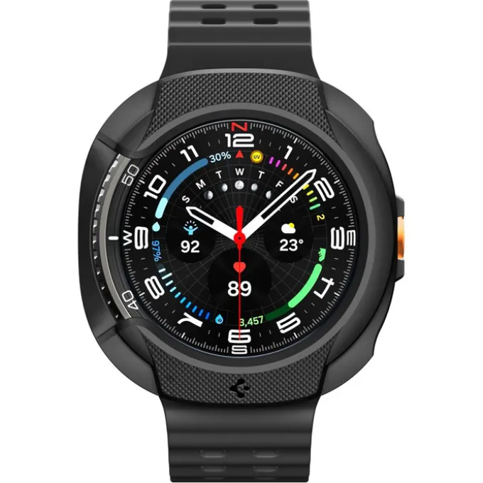 ETUI SPIGEN SAMSUNG GALAXY WATCH 8 CLASSIC 46 MM LIQUID AIR MATTE CZARNE