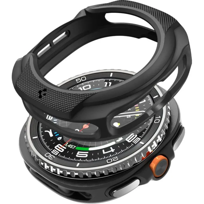 ETUI SPIGEN SAMSUNG GALAXY WATCH 8 CLASSIC 46 MM LIQUID AIR MATTE CZARNE