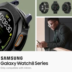 ETUI SPIGEN SAMSUNG GALAXY WATCH 8 44 MM LIQUID AIR MATTE CZARNE