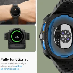 ETUI SPIGEN SAMSUNG GALAXY WATCH 8 44 MM LIQUID AIR MATTE CZARNE