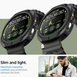 ETUI SPIGEN SAMSUNG GALAXY WATCH 8 44 MM LIQUID AIR MATTE CZARNE