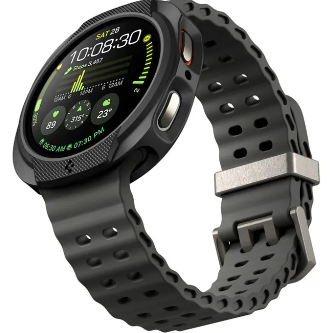 ETUI SPIGEN SAMSUNG GALAXY WATCH 8 40 MM LIQUID AIR MATOWE CZARNE