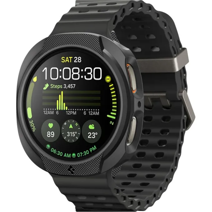ETUI SPIGEN SAMSUNG GALAXY WATCH 8 40 MM LIQUID AIR MATOWE CZARNE
