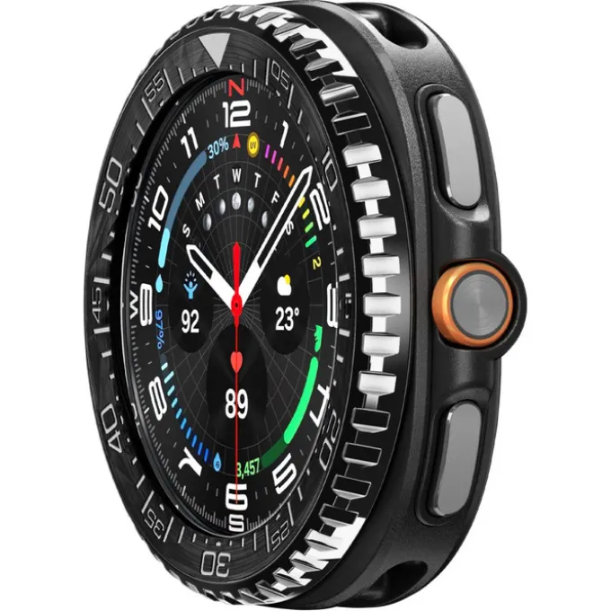 ETUI SPIGEN SAMSUNG GALAXY WATCH 8 CLASSIC (46 MM) BEZEL TUNE PRO DIVER BLACK