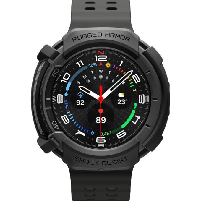 ETUI SPIGEN SAMSUNG GALAXY WATCH 8 CLASSIC 46 MM RUGGED ARMOR MATTE CZARNE