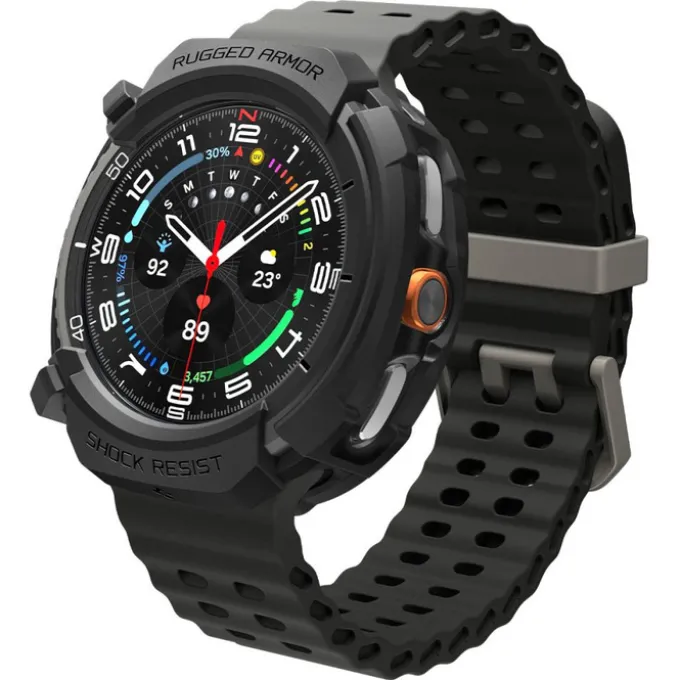 ETUI SPIGEN SAMSUNG GALAXY WATCH 8 CLASSIC 46 MM RUGGED ARMOR MATTE CZARNE