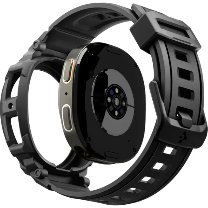 ETUI SPIGEN SAMSUNG GALAXY WATCH 8 44 MM RUGGED ARMOR ”PRO” MATOWE CZARNE