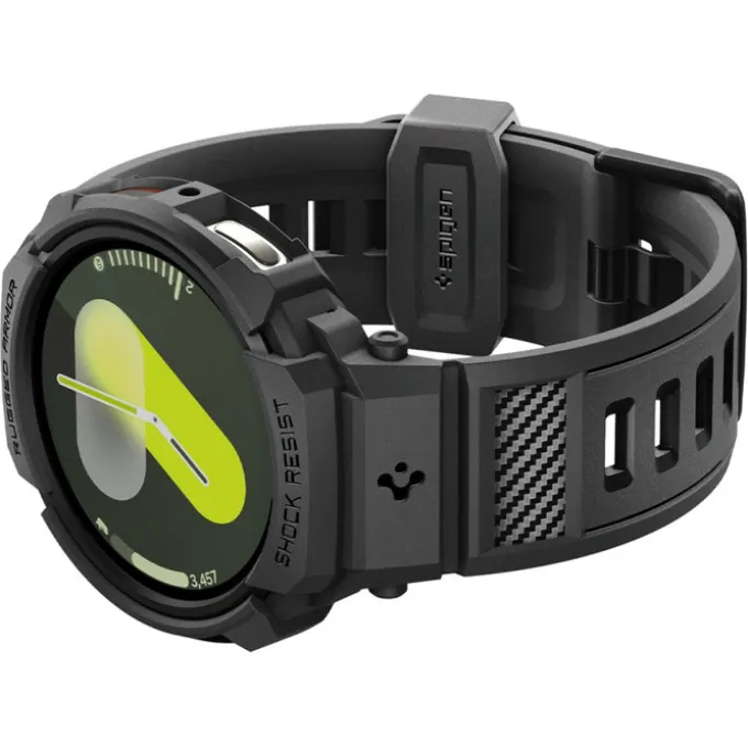 ETUI SPIGEN SAMSUNG GALAXY WATCH 8 44 MM RUGGED ARMOR ”PRO” MATOWE CZARNE