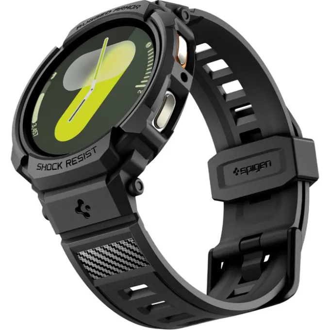 ETUI SPIGEN SAMSUNG GALAXY WATCH 8 44 MM RUGGED ARMOR ”PRO” MATOWE CZARNE