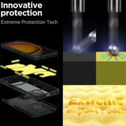 ETUI SPIGEN SAMSUNG GALAXY XCOVER 7 PRO TOUGH ARMOR CZARNY