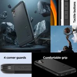 ETUI SPIGEN SAMSUNG GALAXY XCOVER 7 PRO TOUGH ARMOR CZARNY