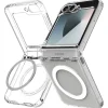 ETUI SPIGEN SAMSUNG GALAXY Z FLIP 7 FE Z FLIP 6 ULTRA HYBRID PRO MAGSAFE CLEAR WHITE
