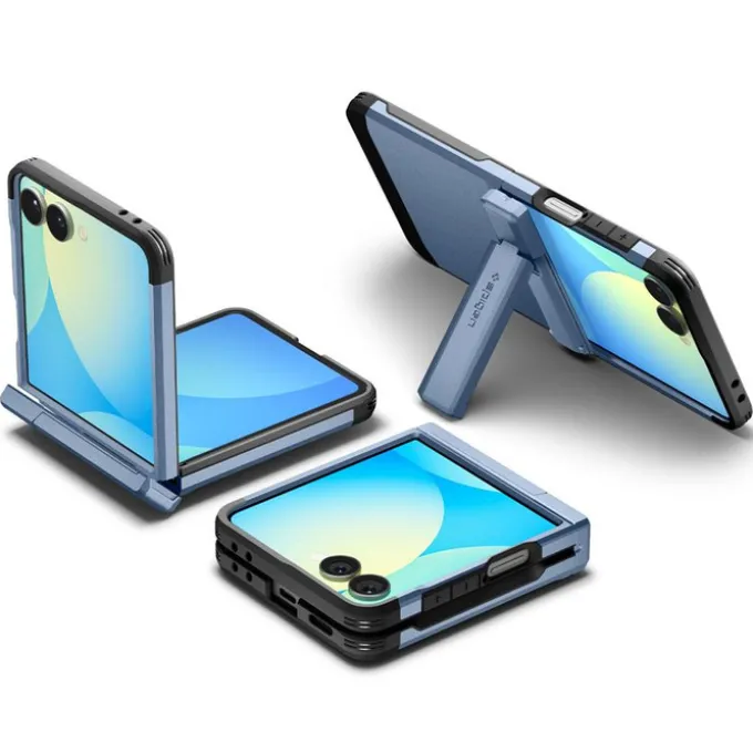 ETUI SPIGEN SAMSUNG GALAXY Z FLIP 7 TOUGH ARMOR PRO MAGSAFE SIERRA BLUE