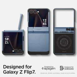 ETUI SPIGEN SAMSUNG GALAXY Z FLIP 7 TOUGH ARMOR PRO MAGSAFE SIERRA BLUE