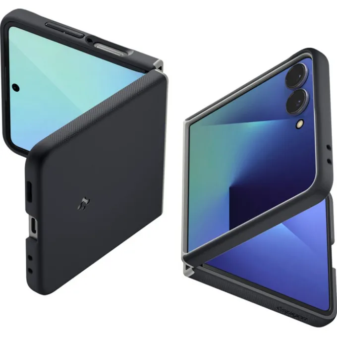 ETUI SPIGEN SAMSUNG GALAXY Z FLIP 7 NANO POP MAG MAGSAFE BLACK SESAME