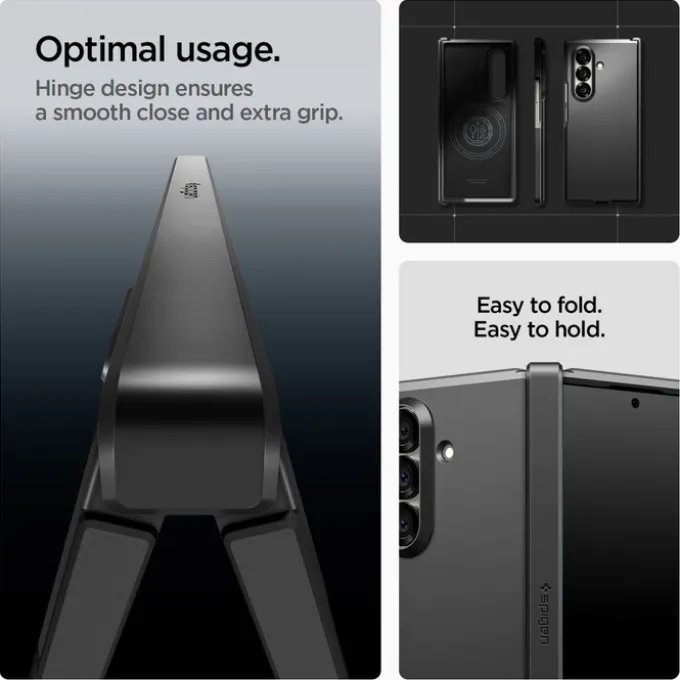 ETUI SPIGEN SAMSUNG GALAXY Z FOLD 7 TOUGH ARMOR PRO MAG MAGSAFE CZARNE