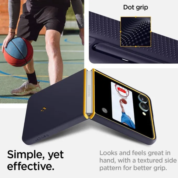 ETUI SPIGEN SAMSUNG GALAXY Z FLIP 7 NANO POP MAG MAGSAFE GRANATOWY