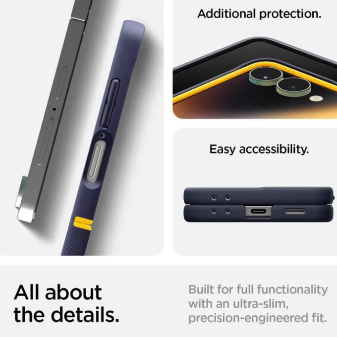 ETUI SPIGEN SAMSUNG GALAXY Z FLIP 7 NANO POP MAG MAGSAFE GRANATOWY