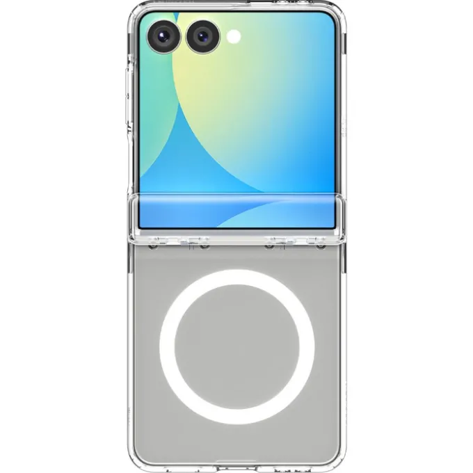 ETUI SPIGEN SAMSUNG GALAXY Z FLIP 7 ULTRA HYBRID PRO MAG MAGSAFE PRZEZROCZYSTE BIAŁE