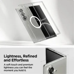 ETUI SPIGEN SAMSUNG GALAXY Z FOLD 7 AIRSKIN MAG MAGSAFE CRYSTAL PRZEZROCZYSTE BIAŁE