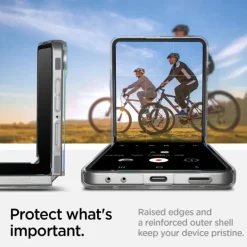 ETUI SPIGEN SAMSUNG GALAXY Z FLIP 7 AIRSKIN MAG MAGSAFE CRYSTAL PRZEZROCZYSTE BIAŁE