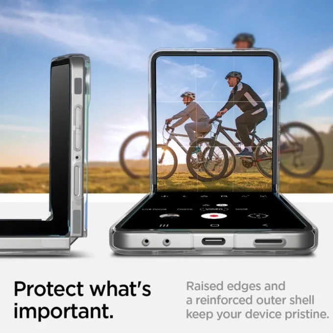 ETUI SPIGEN SAMSUNG GALAXY Z FLIP 7 AIRSKIN MAG MAGSAFE CRYSTAL PRZEZROCZYSTE BIAŁE
