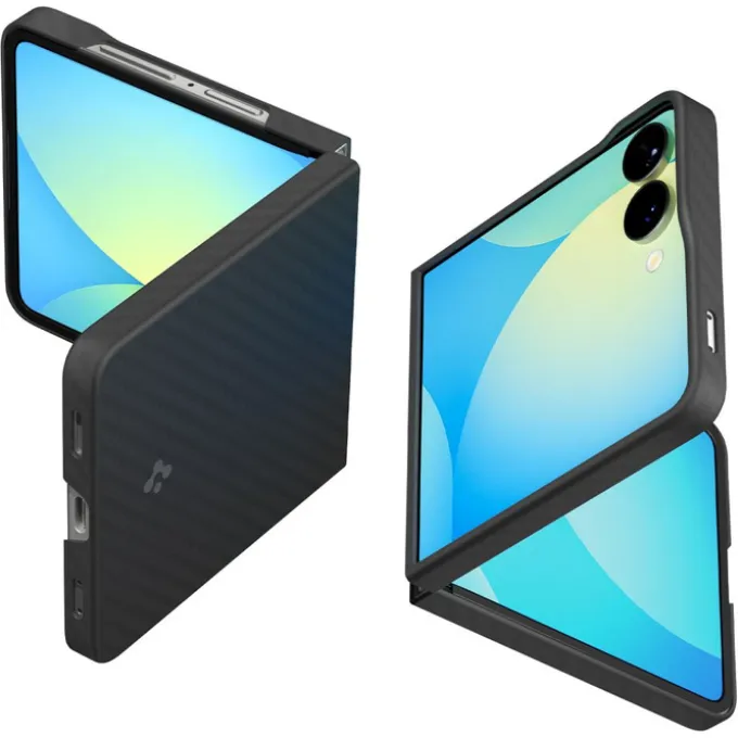 ETUI SPIGEN SAMSUNG GALAXY Z FLIP 7 AIRSKIN ARAMID CZARNE