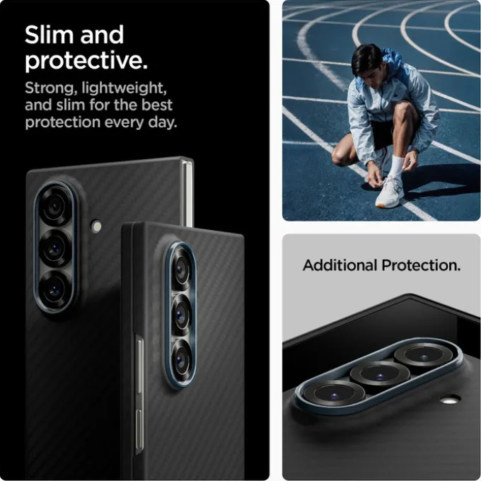 ETUI SPIGEN SAMSUNG GALAXY Z FOLD 7 AIRSKIN ARAMID CZARNE